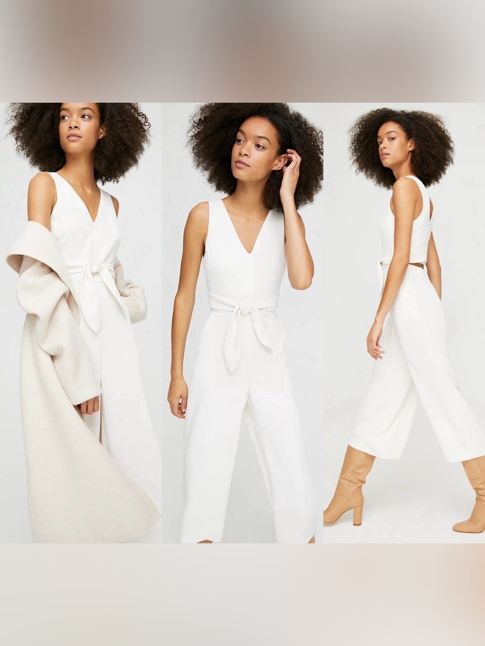 NWOTS Wilfred Écoulement V-Neck Jumpsuit Sz 0